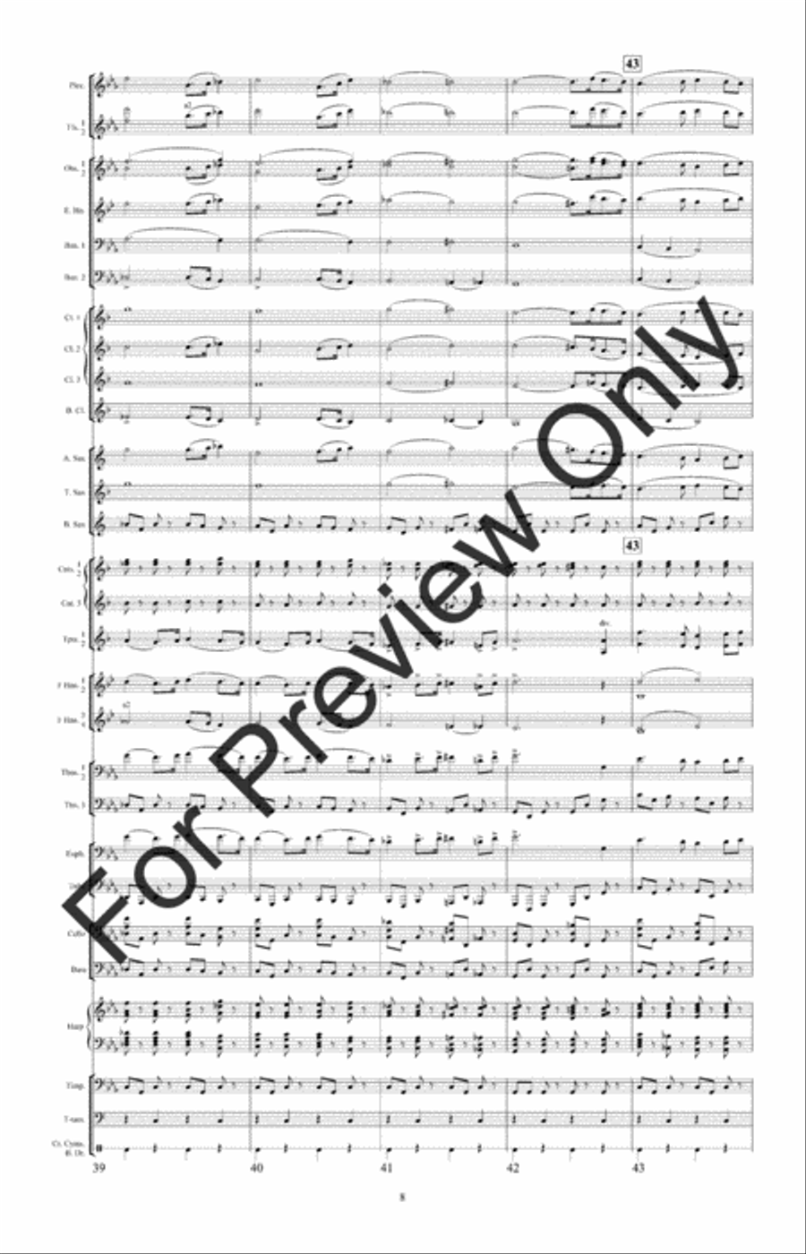 In Memoriam In Memoriam Concert Band scores gallery preview page 11