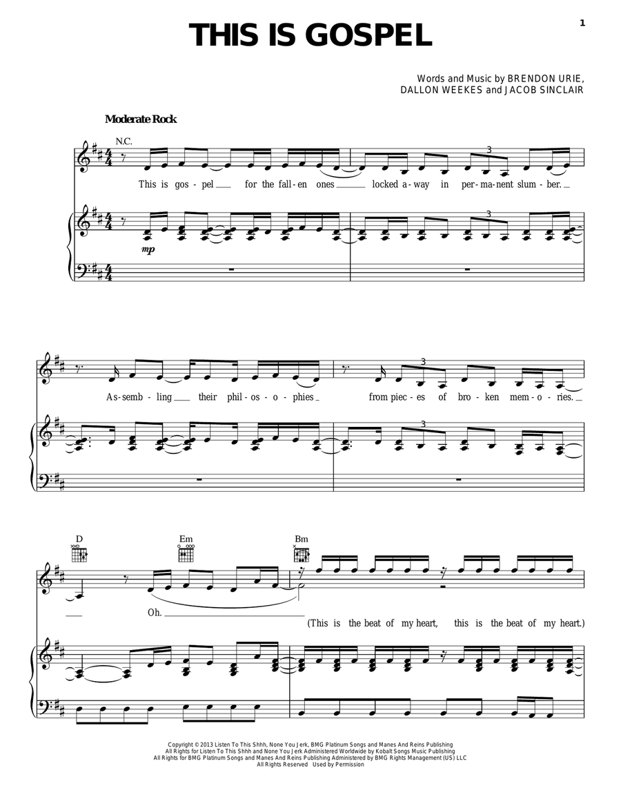 This Is Gospel Acoustic Guitar scores gallery preview page 1