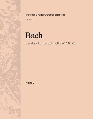 Harpsichord Concerto in D minor BWV 1052