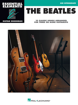 Book cover for The Beatles – 15 Classic Songs Arranged for Three or More Guitarists