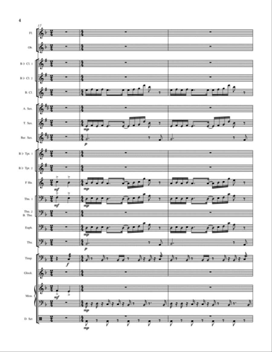 Asgore Concert Band scores gallery preview page 4