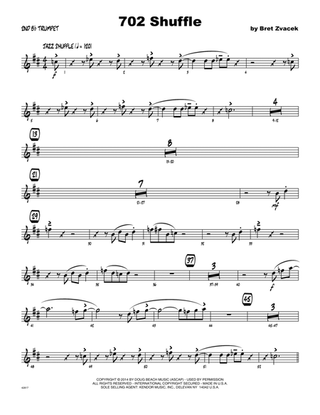 702 Shuffle - 2nd Bb Trumpet
