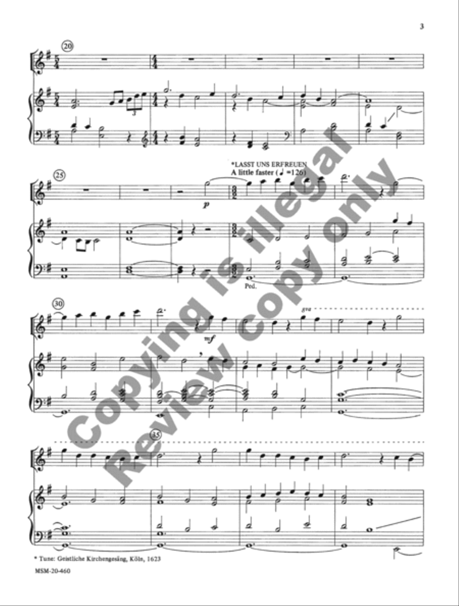 An Easter Prelude for Flute and Organ Flute Solo scores gallery preview page 7