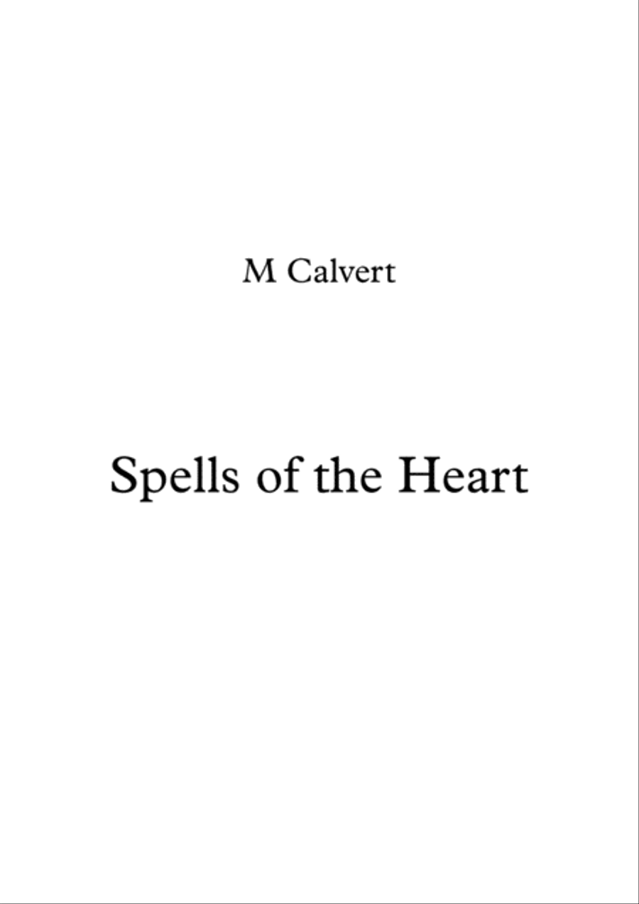 Spells of the Heart Woodwind Quartet scores gallery preview page 1