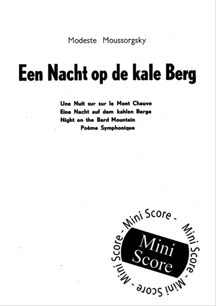 Een Nacht op de Kale Berg Concert Band scores gallery preview page 3