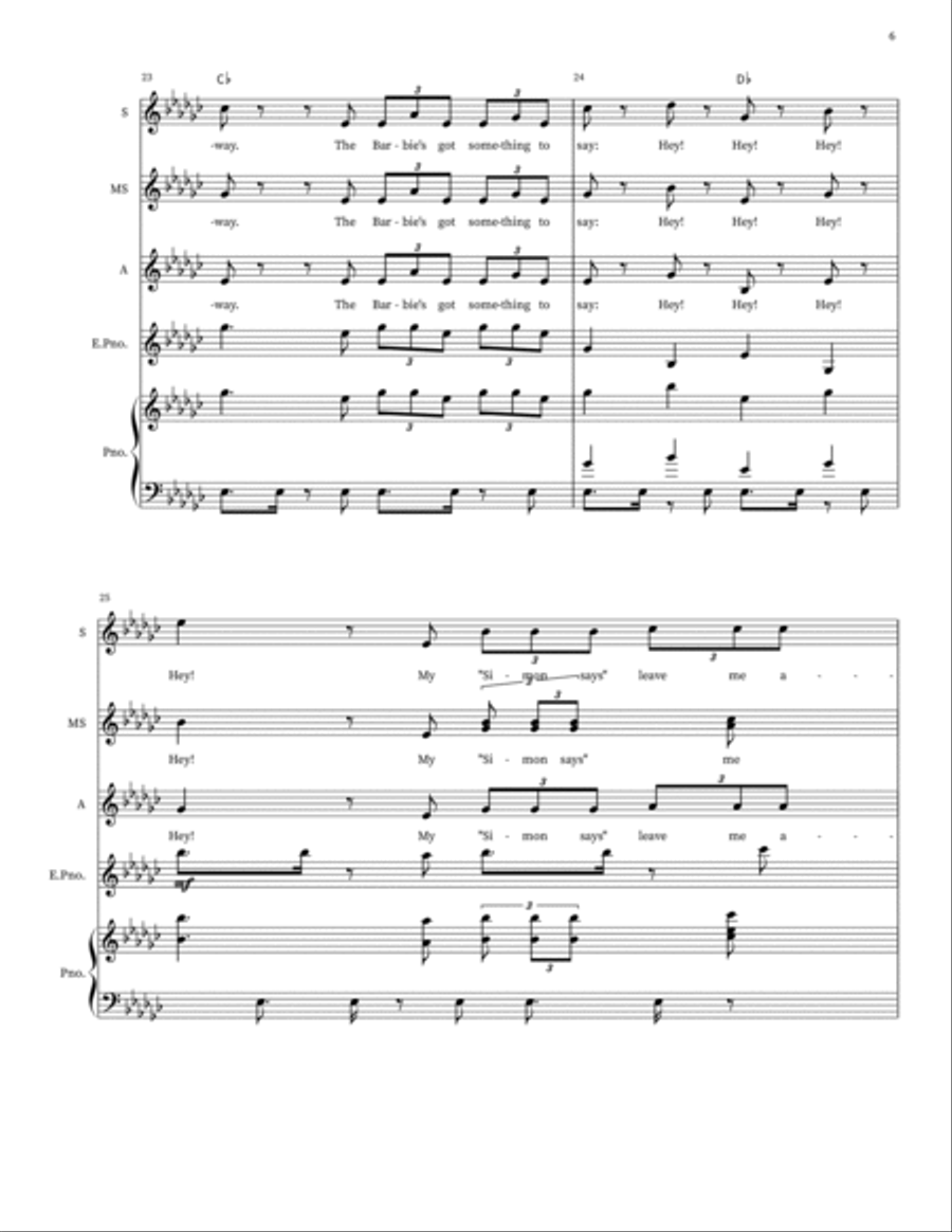 Toy SSA scores gallery preview page 6