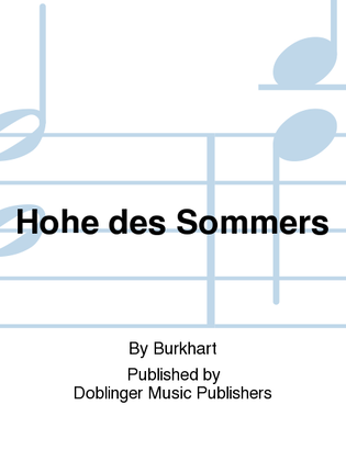 Hohe des Sommers