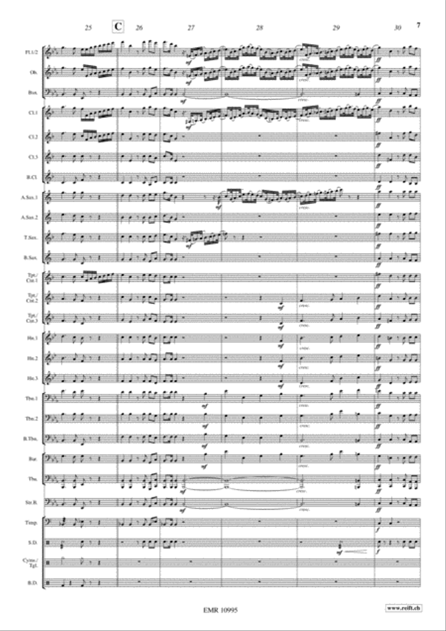 Coronation March Coronation March Concert Band scores gallery preview page 8