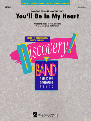Book cover for You'll Be in My Heart (Pop Version)