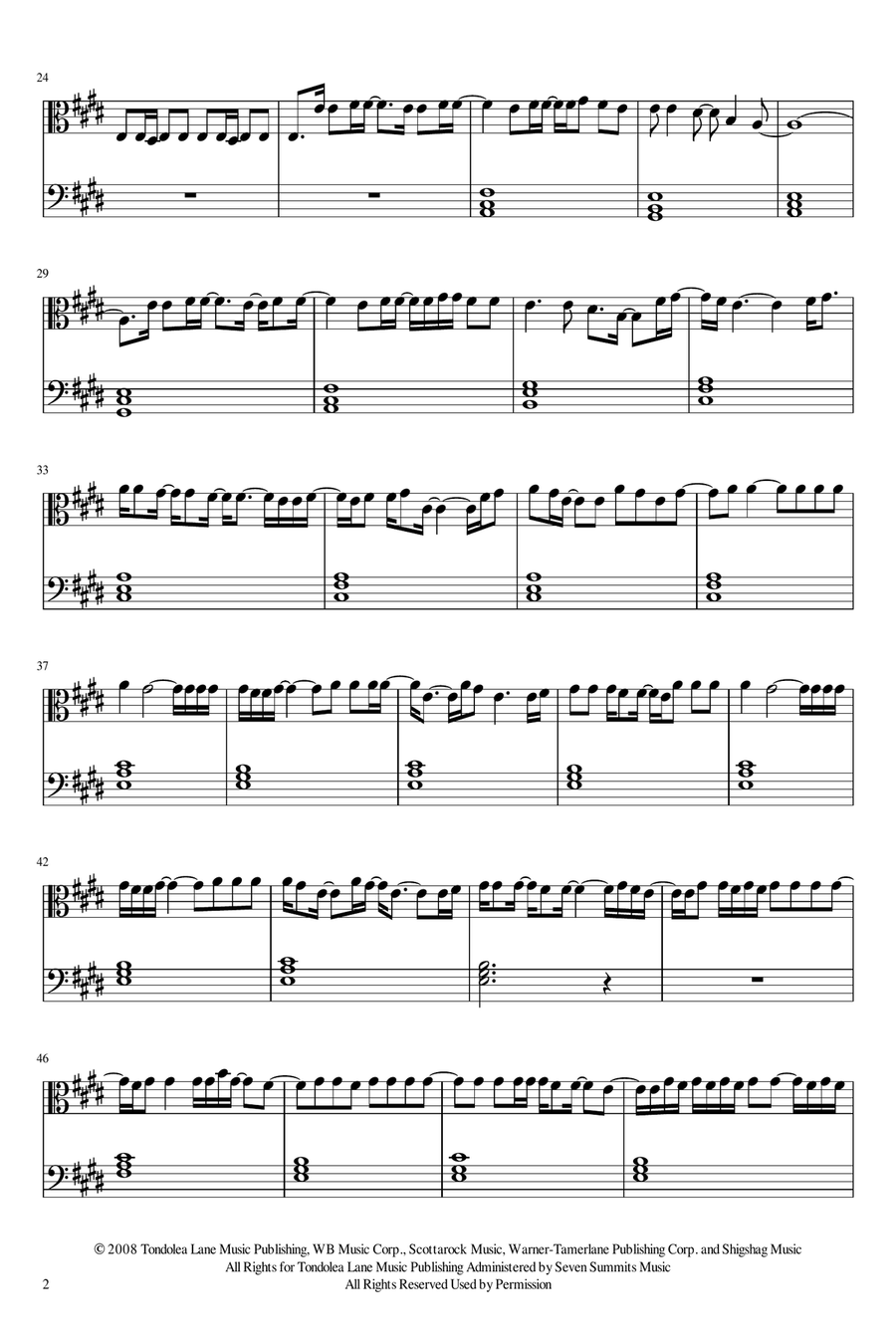 The Driveway The Driveway Piano Solo scores gallery preview page 2