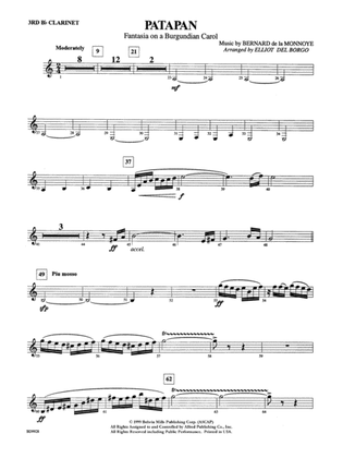 Patapan: 3rd B-flat Clarinet