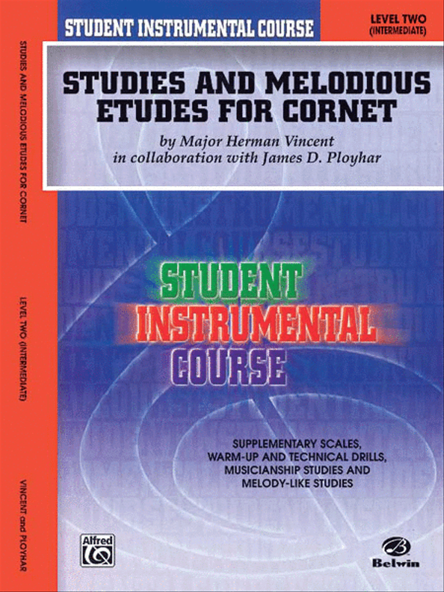 Student Instrumental Course Studies and Melodious Etudes for Cornet