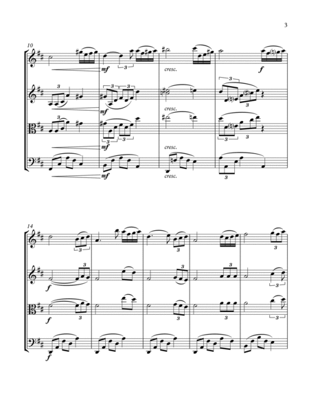 RHAPSODY ON A THEME OF PAGANINI - String Trio, Intermediate Level for 2 violins and cello or violin, image number null