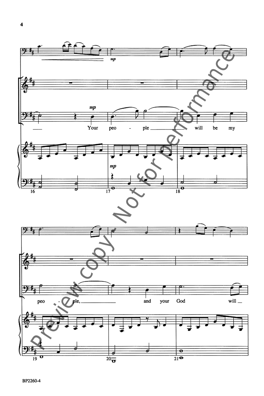 Hymn of Devotion 4-Part scores gallery preview page 5