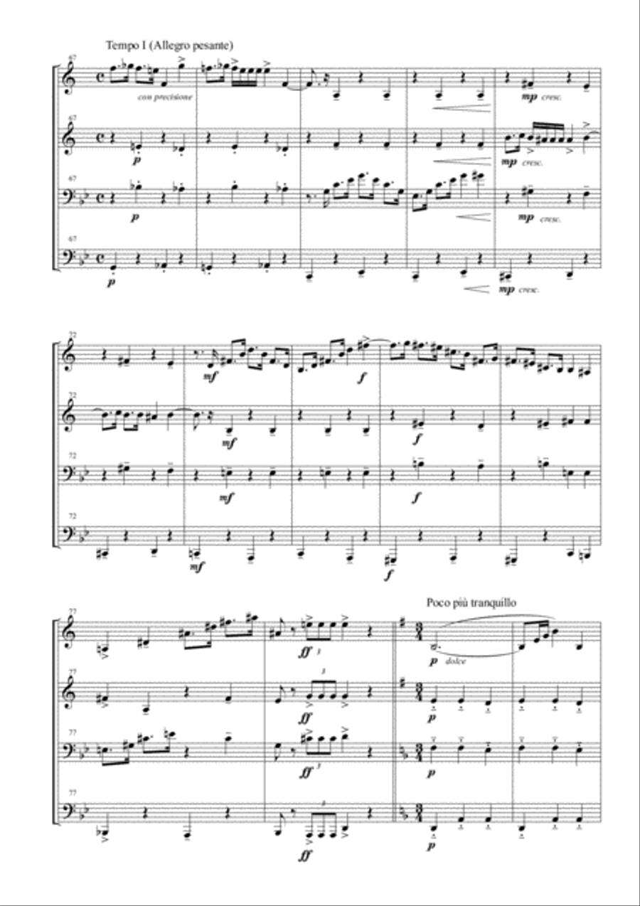Dance Of The Knights Brass Ensemble scores gallery preview page 6