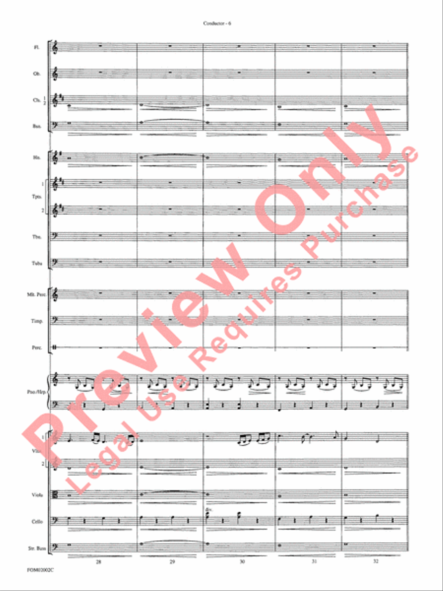 The Lord of the Rings: The Fellowship of the Ring Full Orchestra scores gallery preview page 9