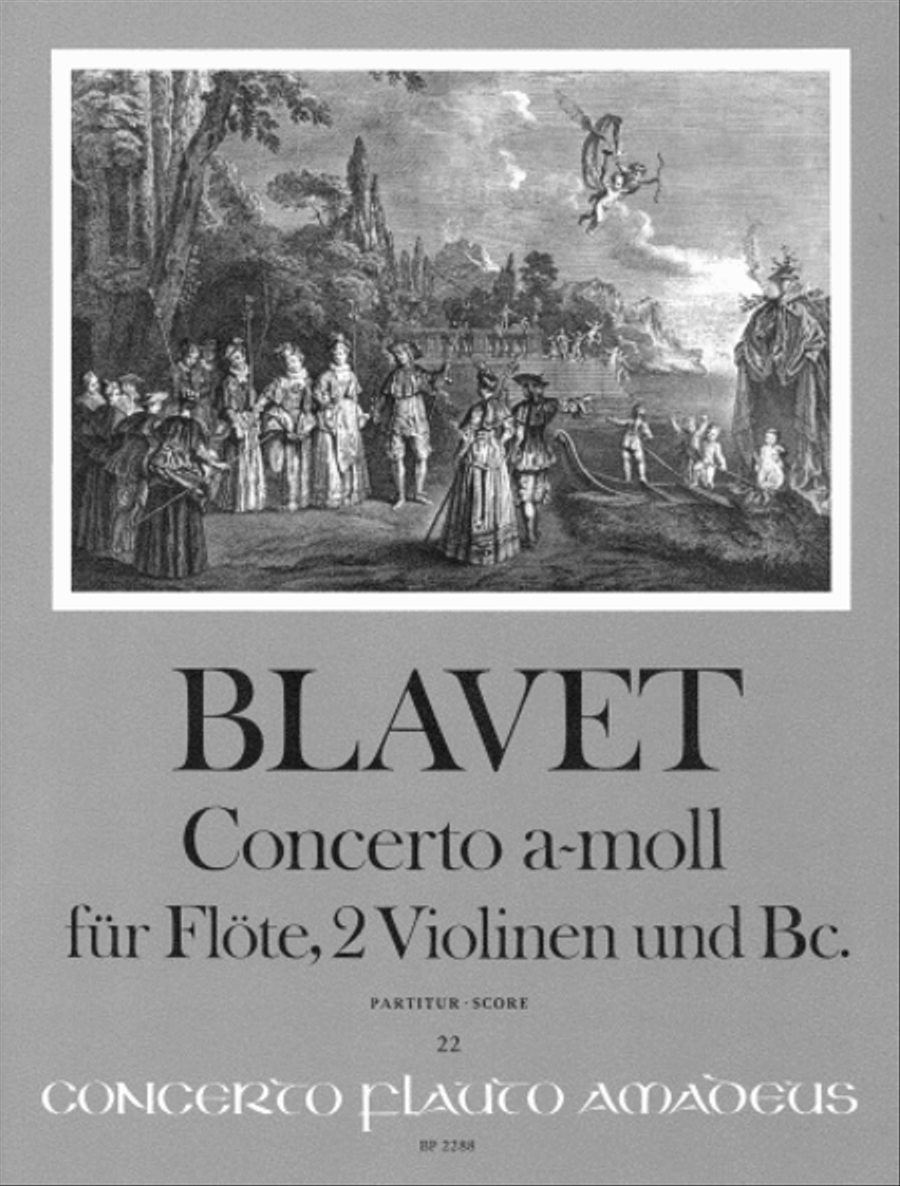 Concerto A minor Concerto A minor Flute scores gallery preview page 1