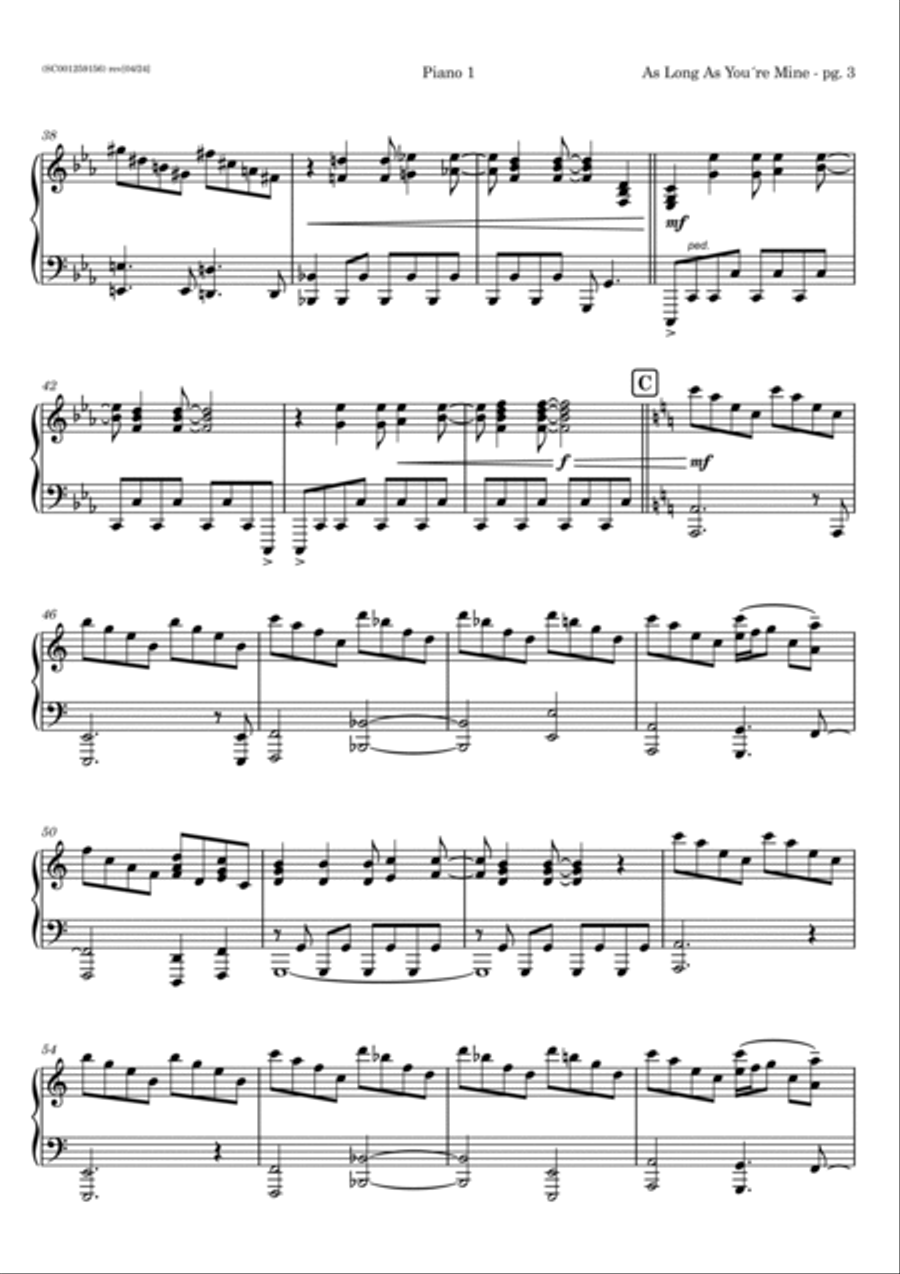 As Long As You're Mine Voice scores gallery preview page 5