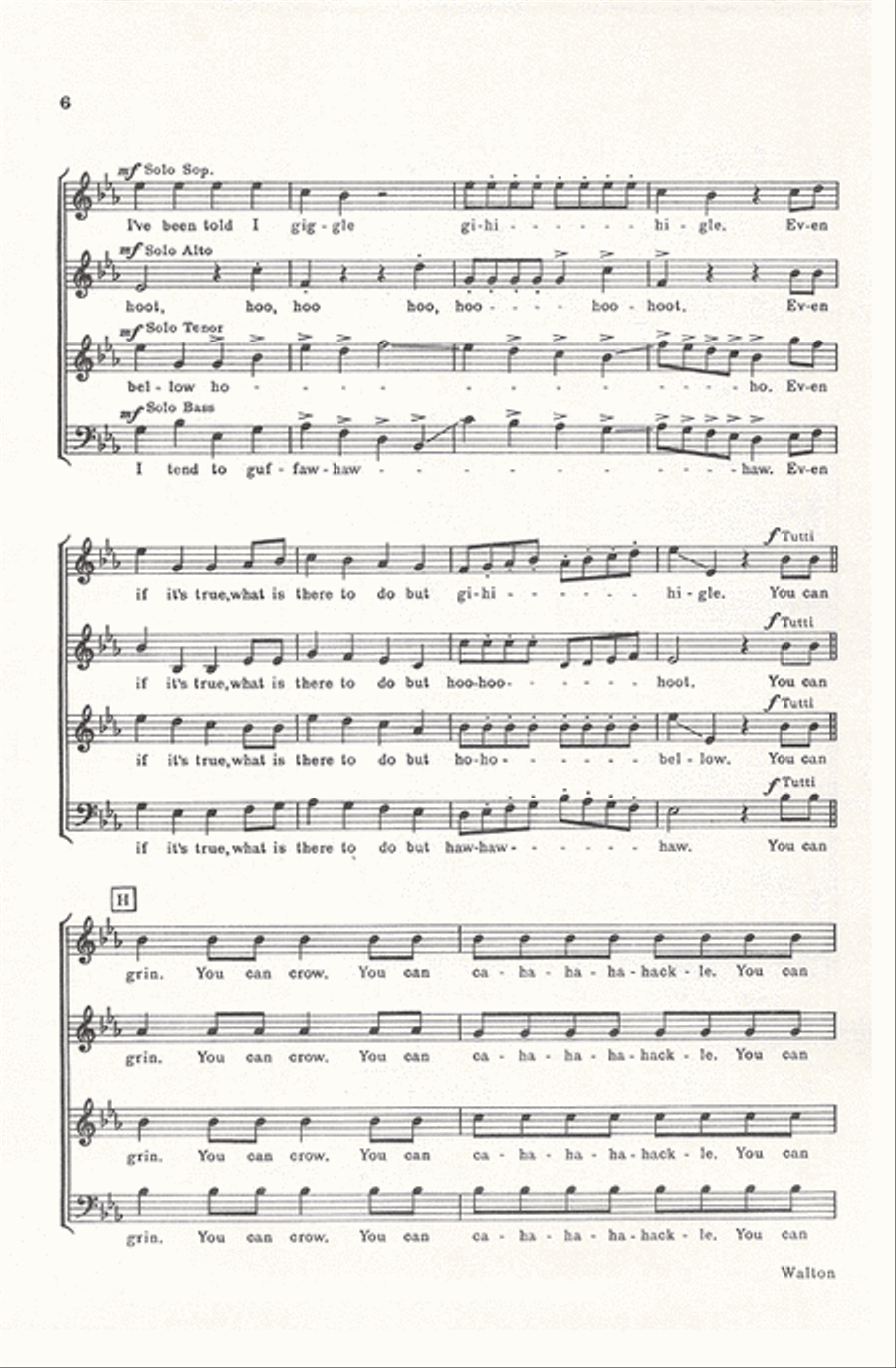Laughing Song Divisi scores gallery preview page 6