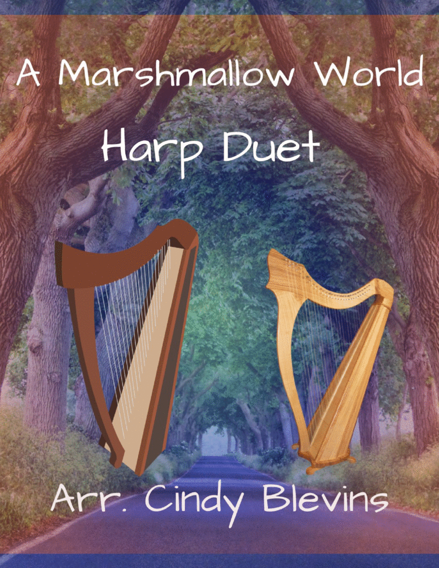 A Marshmallow World Harp scores gallery preview page 1