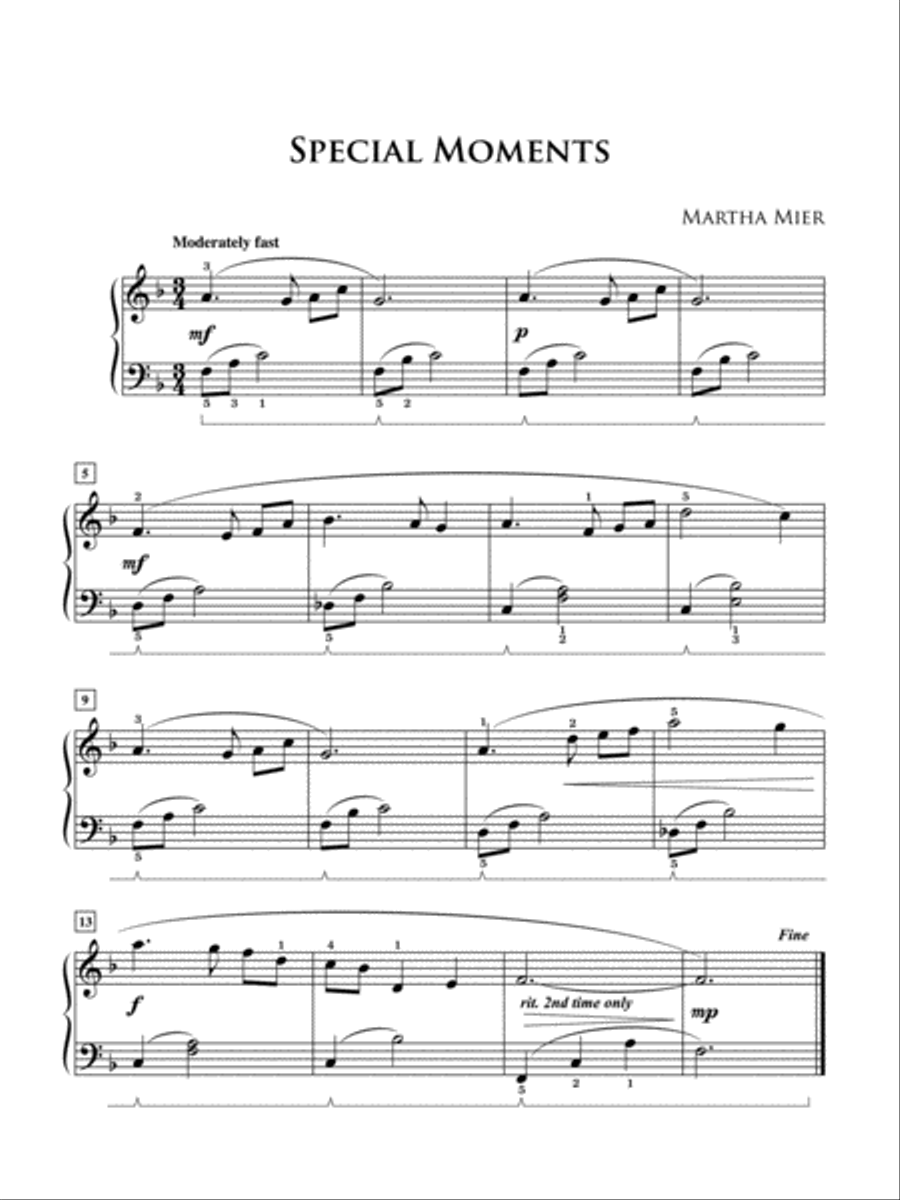 Romantic Sketches, Book 1 Piano Solo scores gallery preview page 2