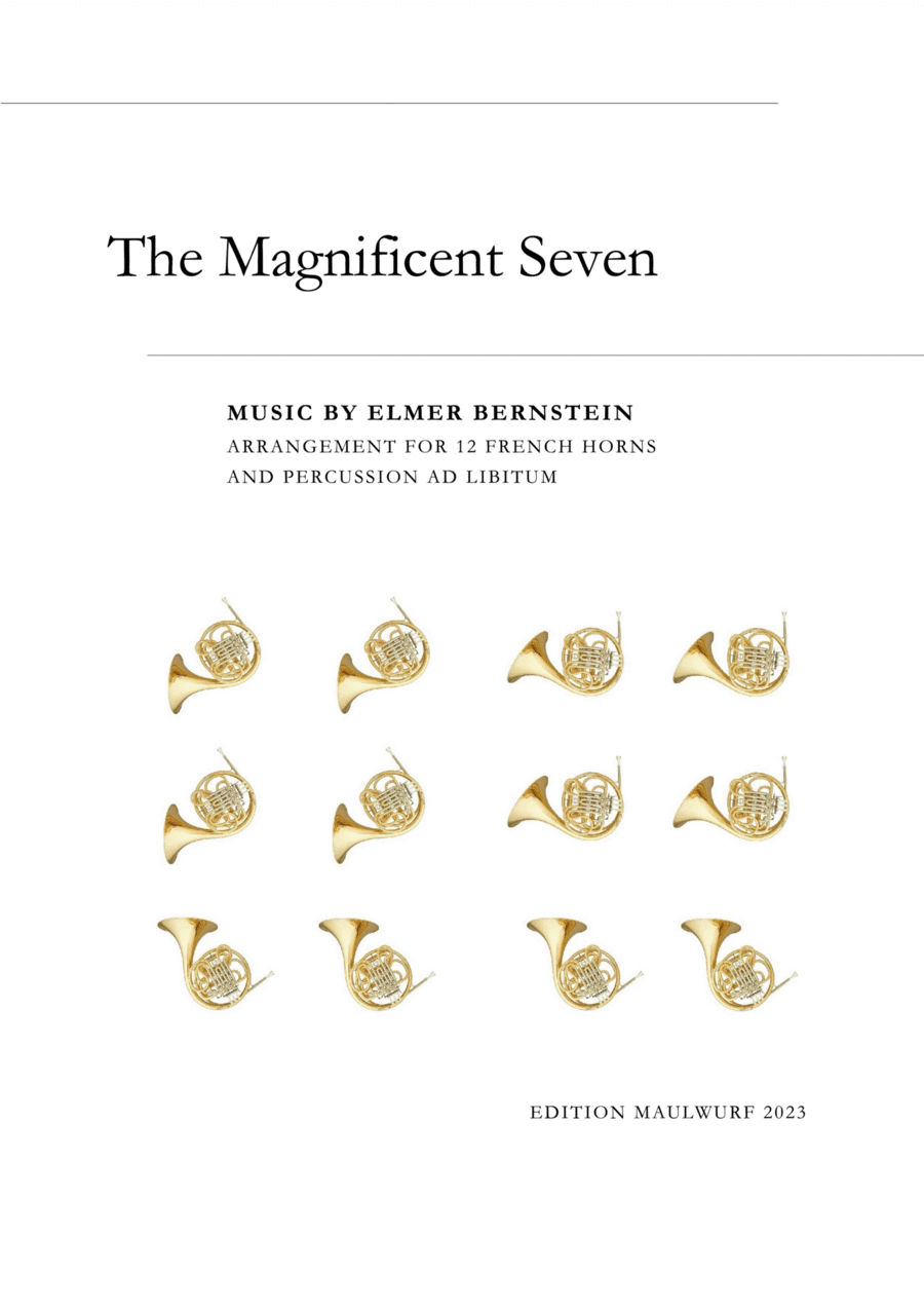 The Magnificent Seven Horn scores gallery preview page 1