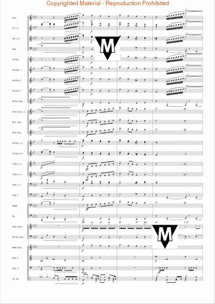 Famous German Christmas Songs Concert Band scores gallery preview page 19