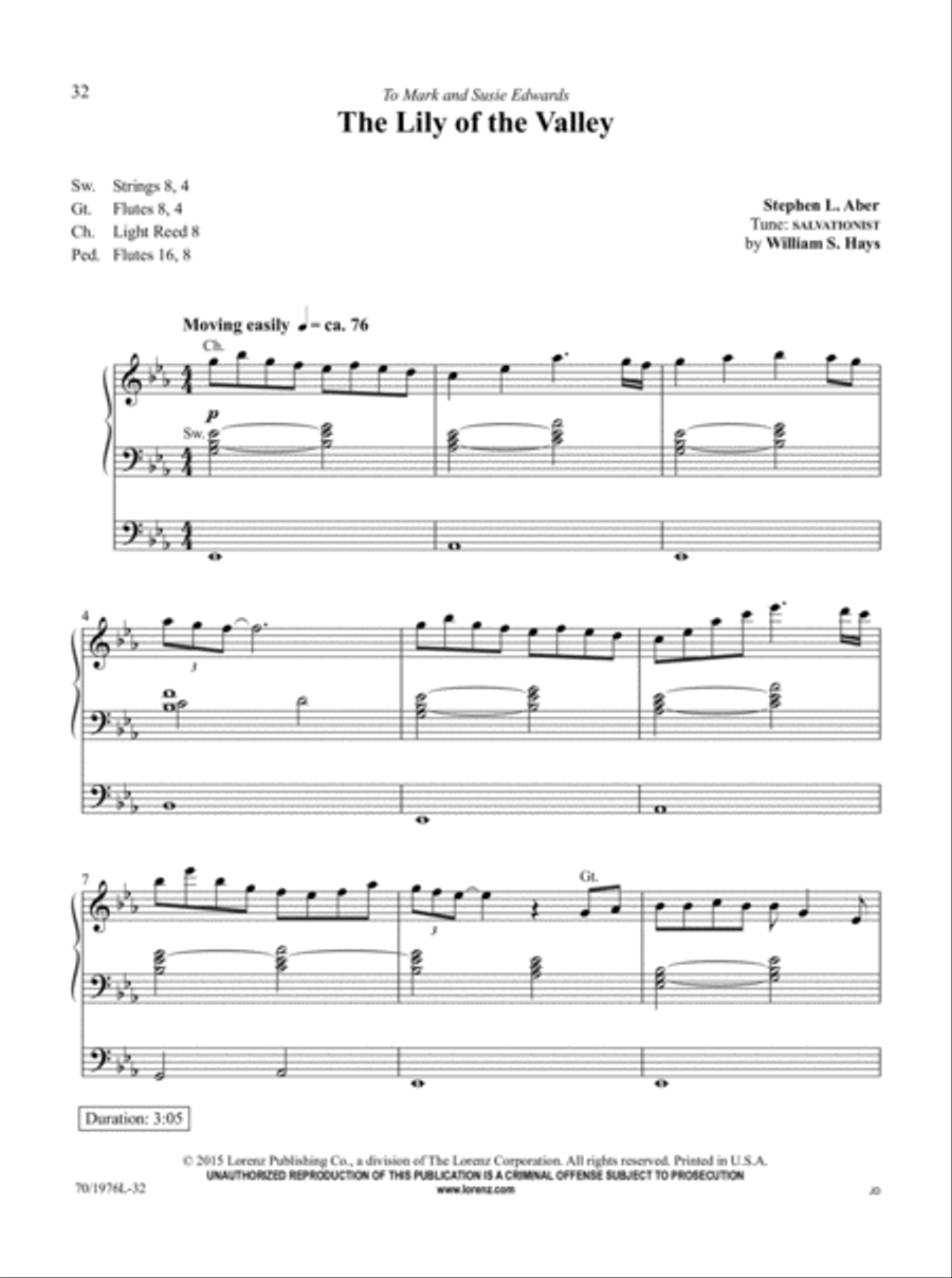 The Organist's Library, Vol. 60 Organ Solo scores gallery preview page 13
