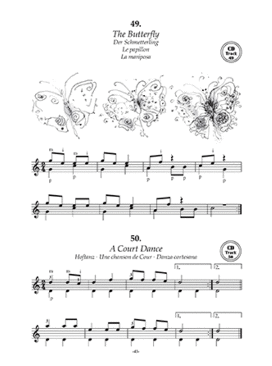 Basic Pieces for Guitar Volume 1 Classical Guitar scores gallery preview page 3