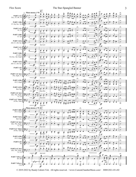 Star-Spangled Banner (Flexible Ensemble) image number null