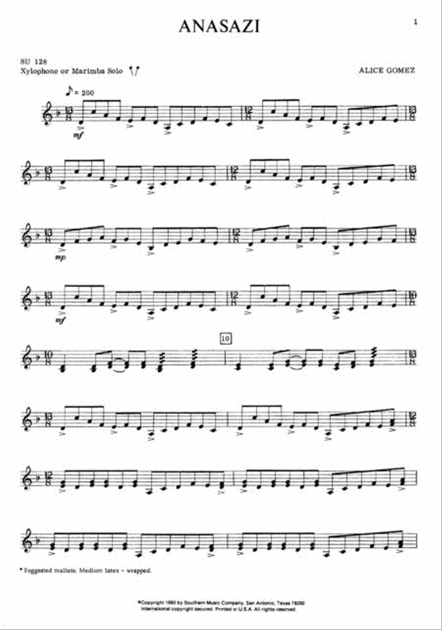 Anasazi A Cappella scores gallery preview page 2