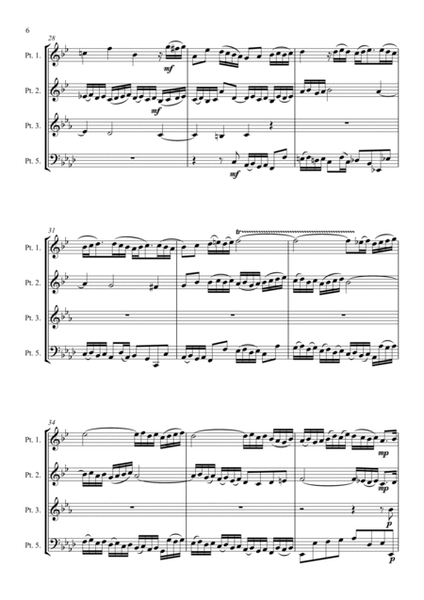 Fugue in G (Brass quartet) image number null