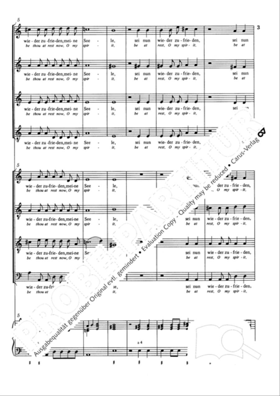 O my spirit, be at rest Choir scores gallery preview page 4
