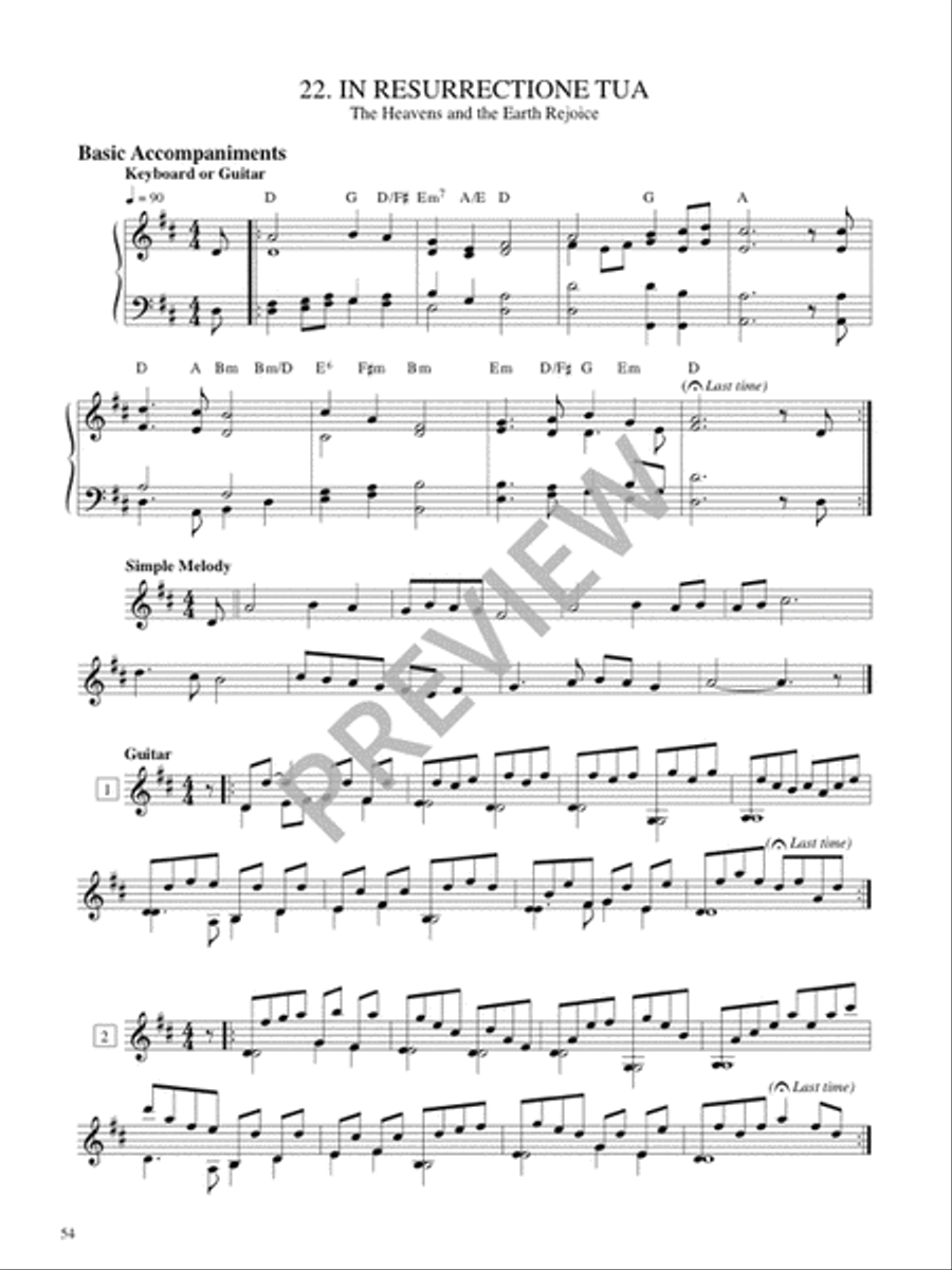 Christe Lux mundi - Instrument edition Guitar scores gallery preview page 56
