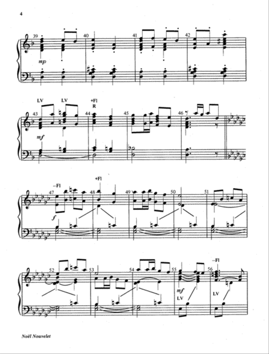 Noel Nouvelet Noel Nouvelet 3-Octaves scores gallery preview page 4