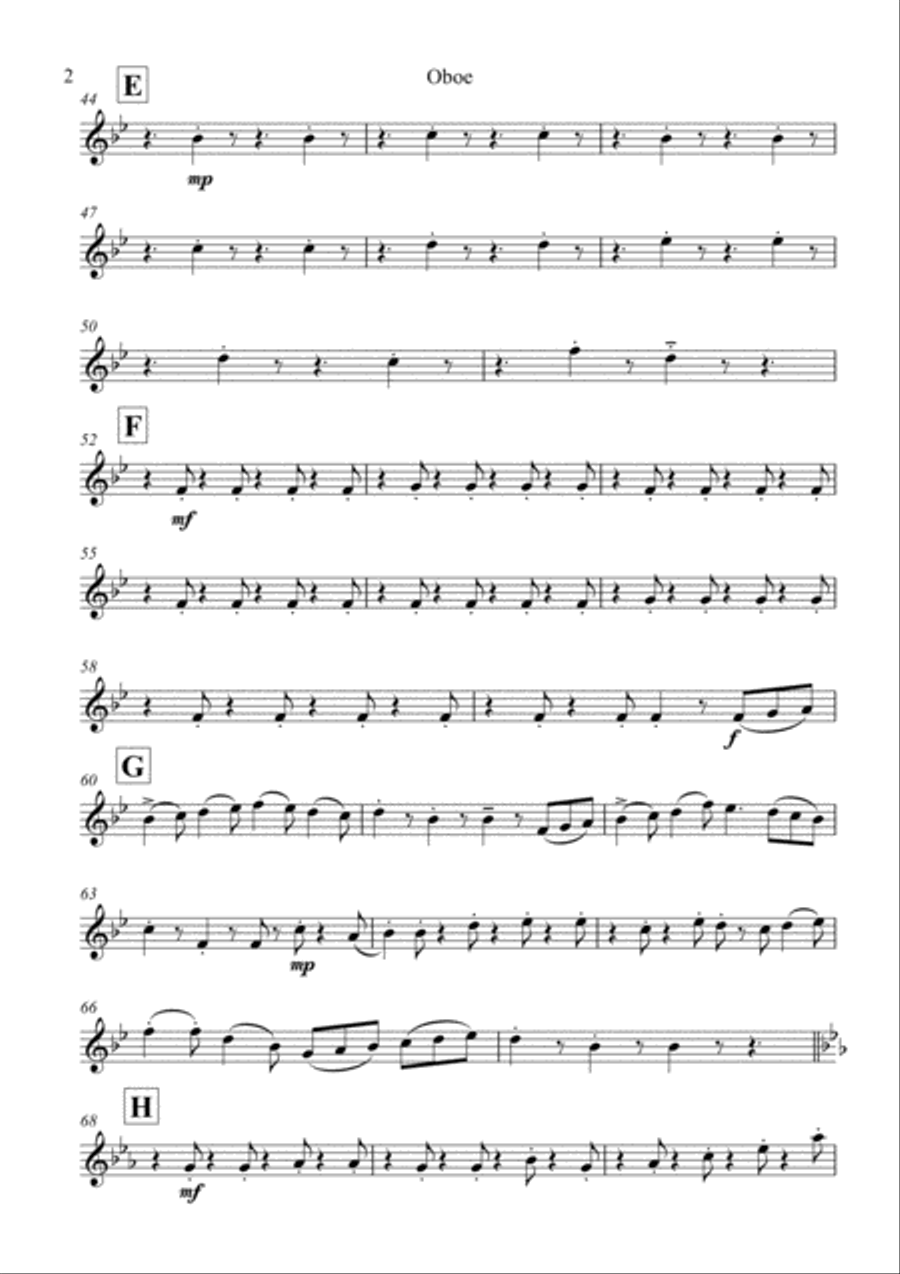 Princess Grainne's Air & Jig (Wind Quintet) - Set of Parts [x5] Woodwind Quintet scores gallery preview page 6