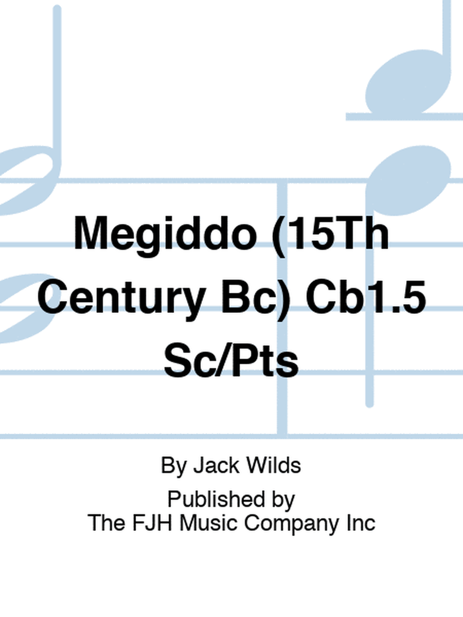 Megiddo (15Th Century Bc) Cb1.5 Sc/Pts