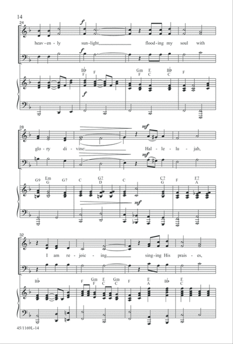 Simply Southern Gospel 3-Part scores gallery preview page 14