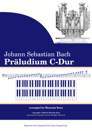 Book cover for Prelude C Major (Johann Sebastian Bach)