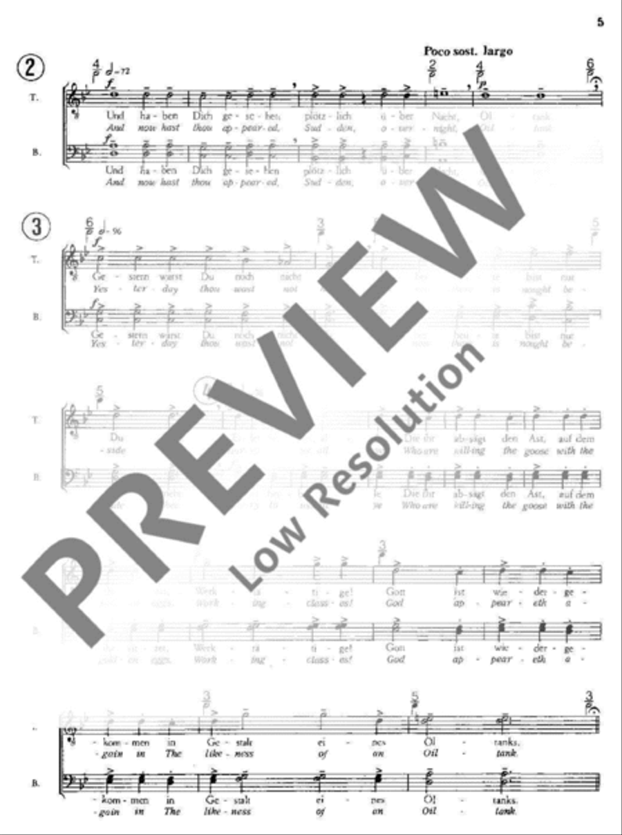 On Spring, on Oiltank and on Flying Mixed Choir scores gallery preview page 6