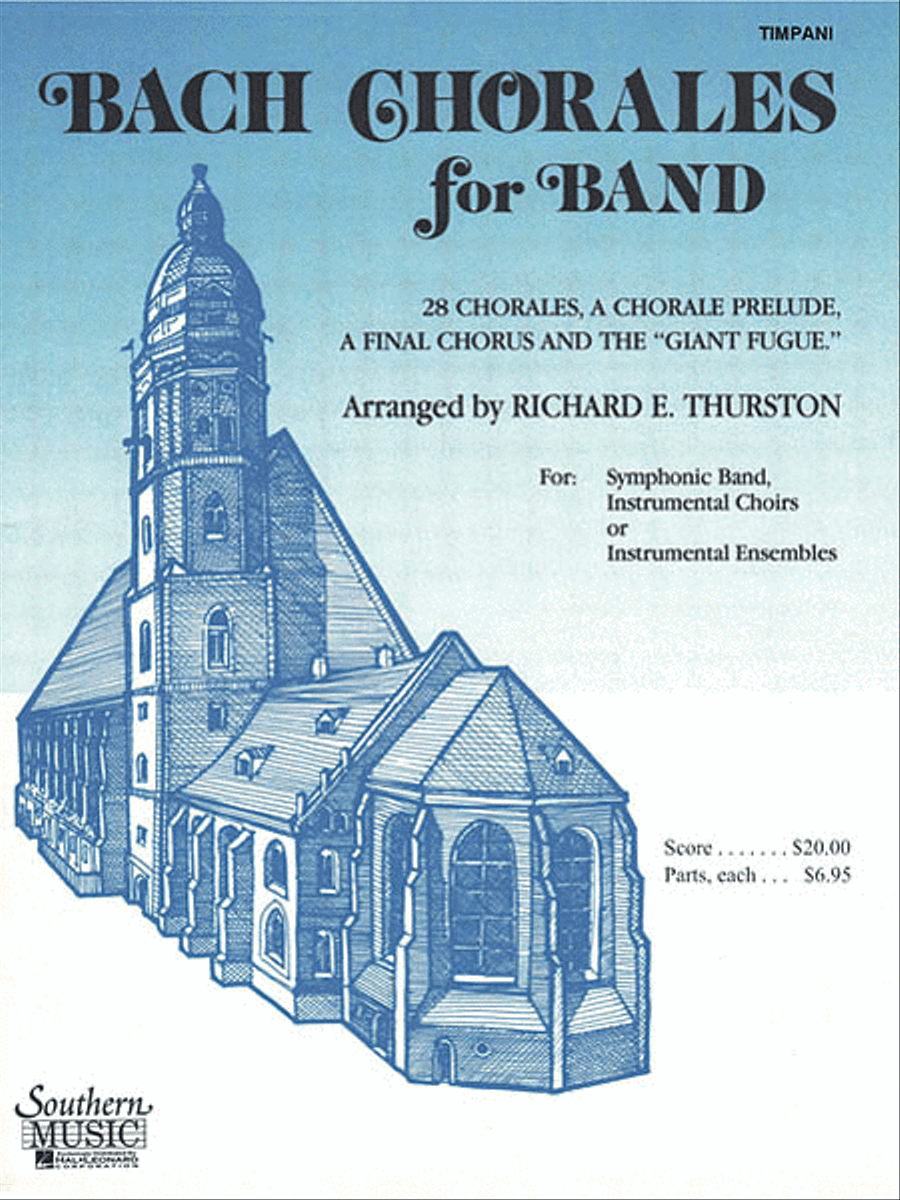 Bach Chorales for Band Concert Band scores gallery preview page 1
