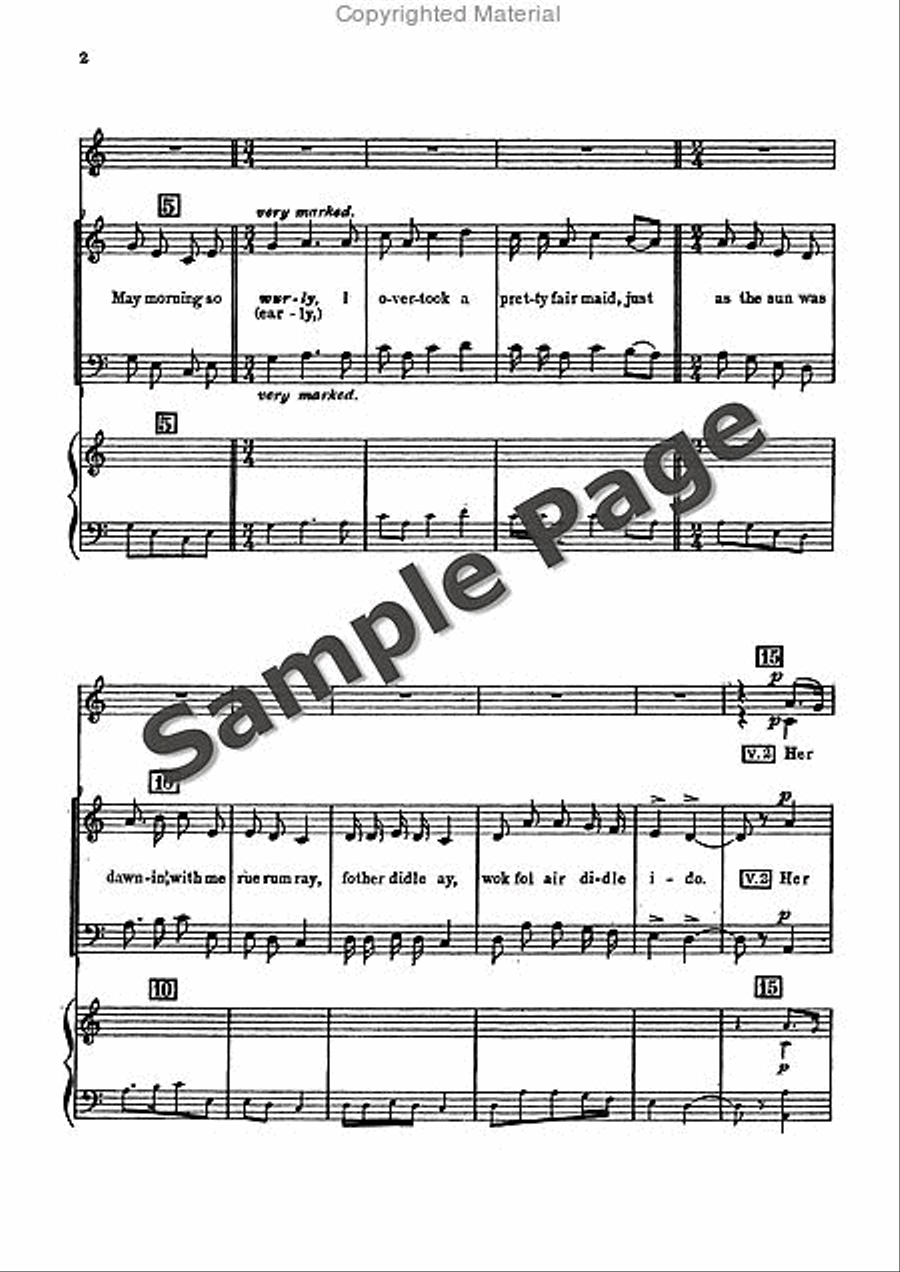 I'm Seventeen Come Sunday 4-Part scores gallery preview page 3