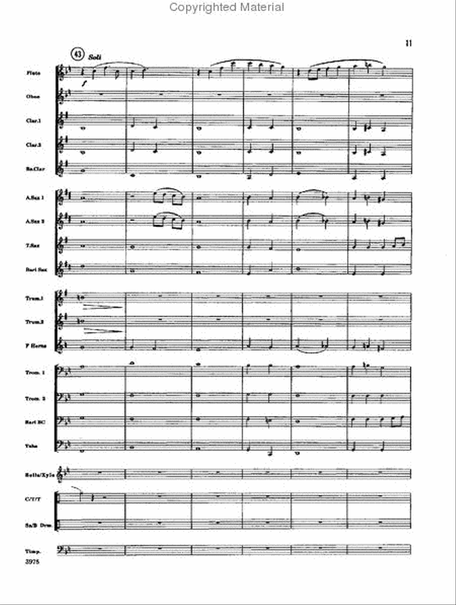 Academic Pageant Academic Pageant Concert Band scores gallery preview page 11