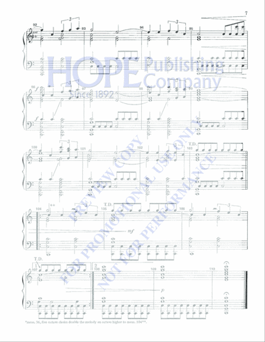 Chariots of Fire 5-Octaves scores gallery preview page 7