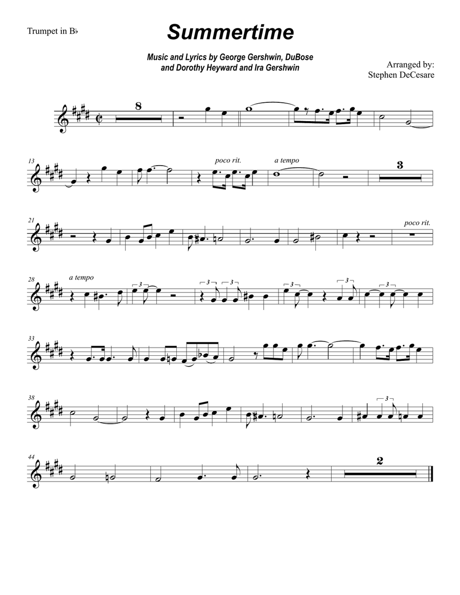 Summertime Brass Duet scores gallery preview page 6