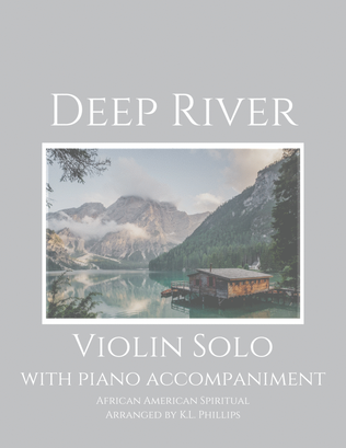 Book cover for Deep River - Violin Solo with Piano Accompaniment