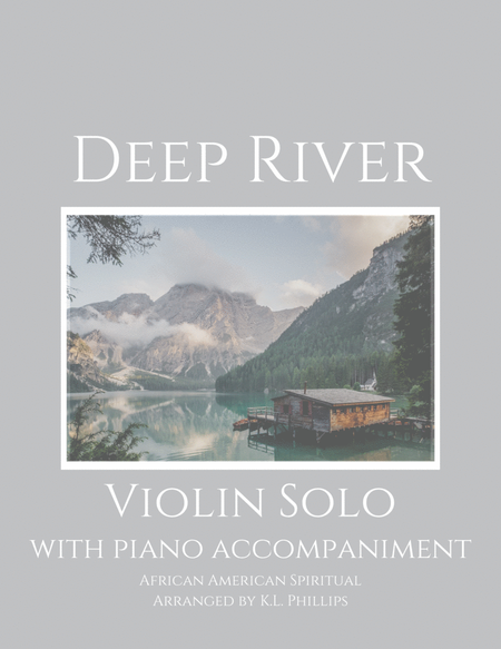 Deep River - Violin Solo with Piano Accompaniment image number null