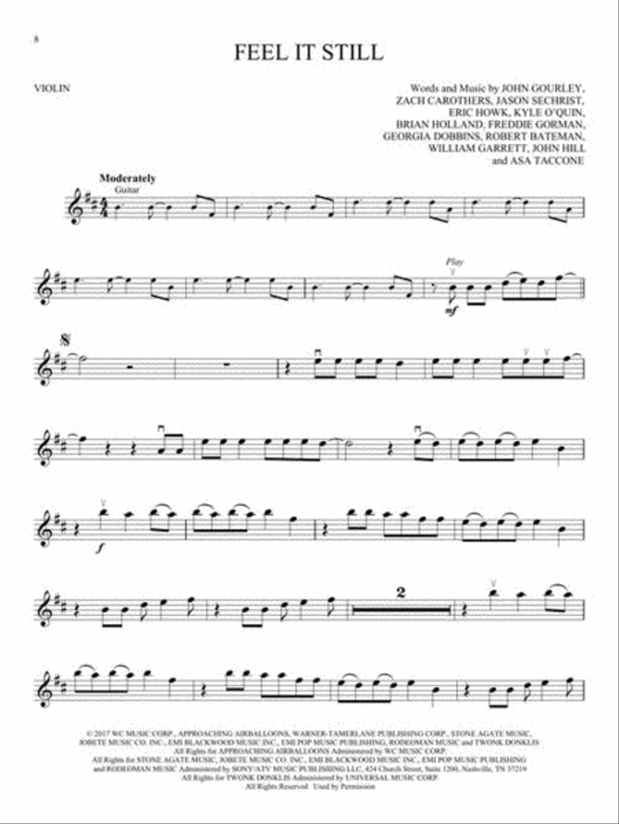 Stadium Rock for Violin Violin Solo scores gallery preview page 5