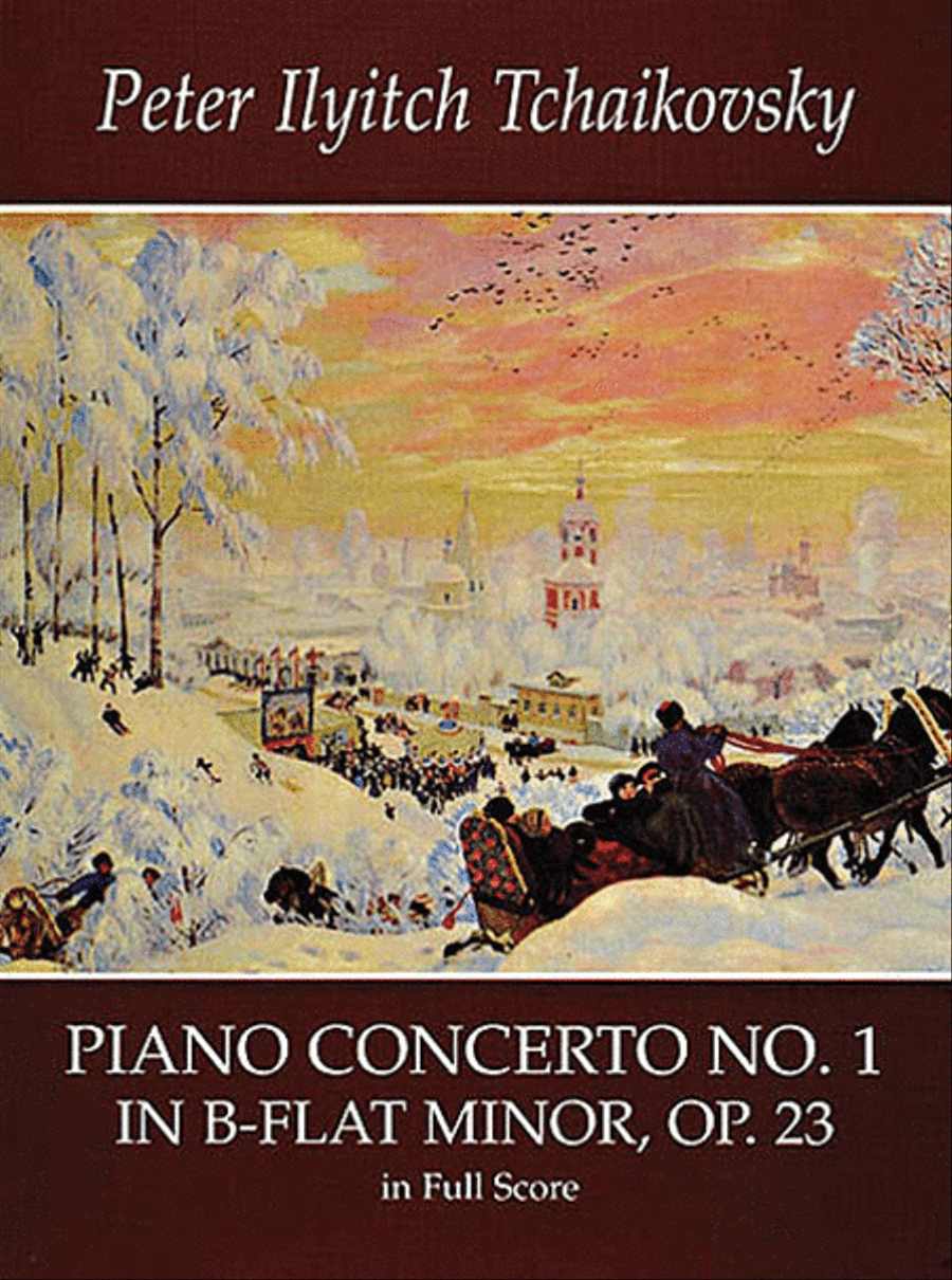 Piano Concerto No. 1 in B-Flat Minor, Op. 23, in Full Score Full Orchestra scores gallery preview page 1