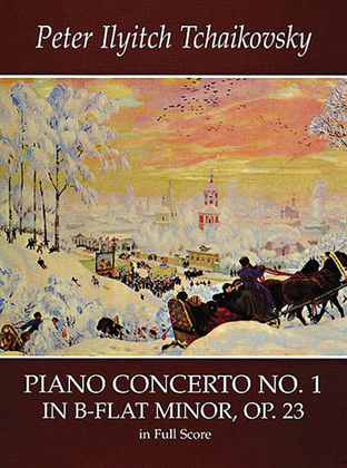 Book cover for Piano Concerto No. 1 in B-Flat Minor, Op. 23, in Full Score